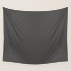Solid Gray Grey Color Wall Tapestry Gallery Image 4