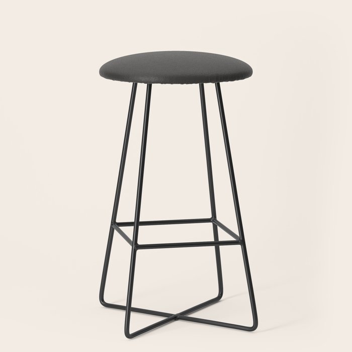 Solid Gray Grey Color Stool Gallery Image 1