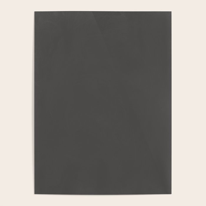 Solid Gray Grey Color Poster Gallery Image 1