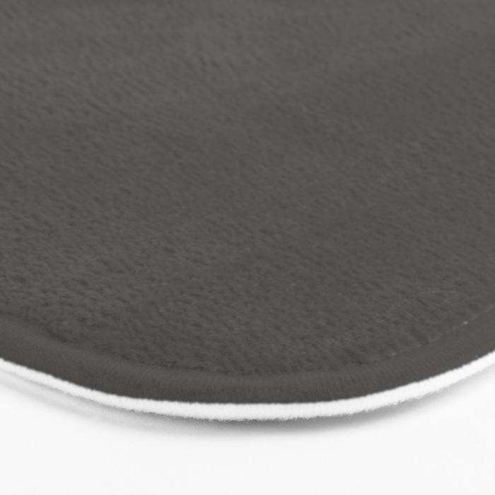 Solid Gray Grey Color Bath Mat Gallery Image 3