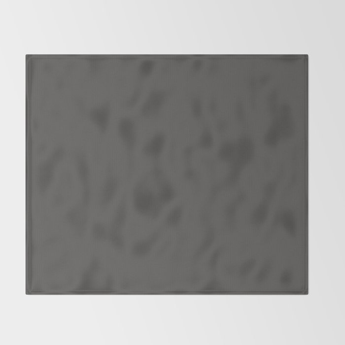 Solid Gray Grey Color Throw Blanket Gallery Image 2
