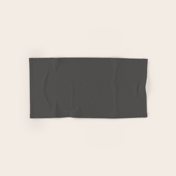 Solid Gray Grey Color Bath Towel Gallery Image 1