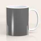 Solid Gray Grey Color Coffee Mug Gallery Image 1