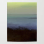 aurora borealis - abstract nature photograph square art Poster Gallery Image 4