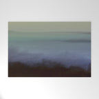 aurora borealis - abstract nature photograph square art Welcome Mat Gallery Image 1
