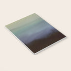 aurora borealis - abstract nature photograph square art Notebook Gallery Image 3