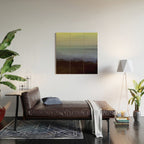 aurora borealis - abstract nature photograph square art Wood Wall Art Gallery Image 2
