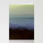 aurora borealis - abstract nature photograph square art Stationery Card Gallery Image 2