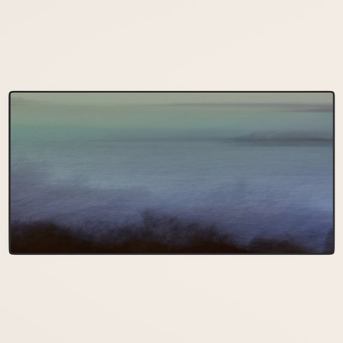 aurora borealis - abstract nature photograph square art Desk Mat Gallery Image 3