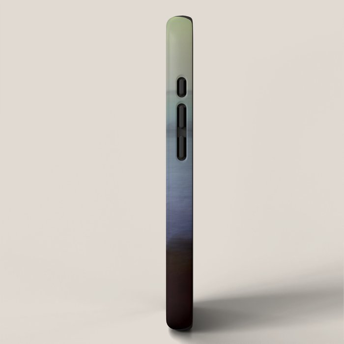 aurora borealis - abstract nature photograph square art iPhone Case Gallery Image 2