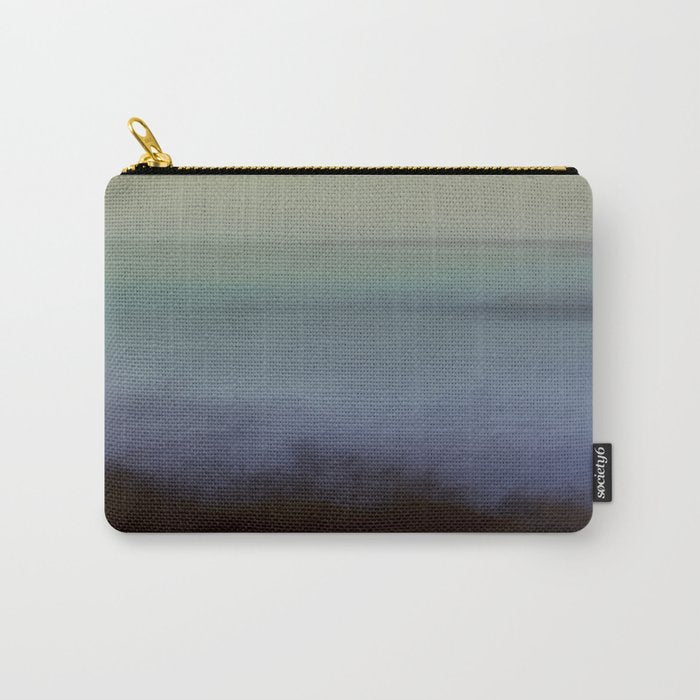 aurora borealis - abstract nature photograph square art Carry All Pouch Gallery Image 1