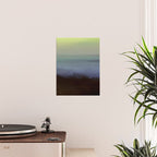 aurora borealis - abstract nature photograph square art Poster Gallery Image 2