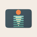Minimalist ocean Bath Mat Gallery Image 1