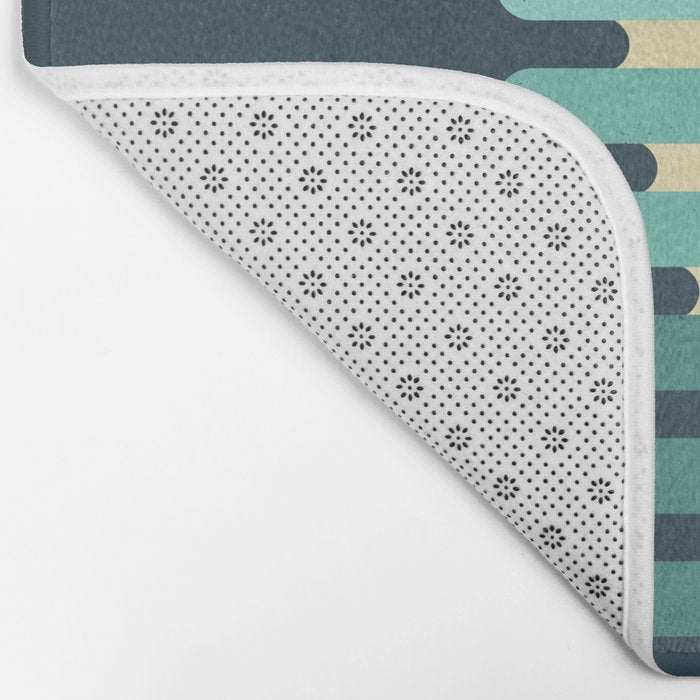 Minimalist ocean Bath Mat Gallery Image 2