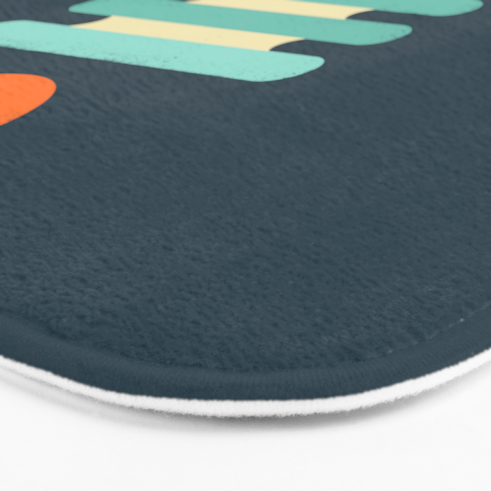 Minimalist ocean Bath Mat Gallery Image 3