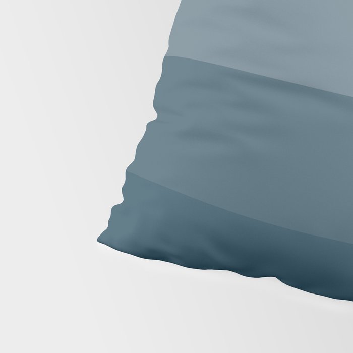 Minimal Retro Sunset Sunrise - Nautical Ocean Blue Pillow Sham Gallery Image 4