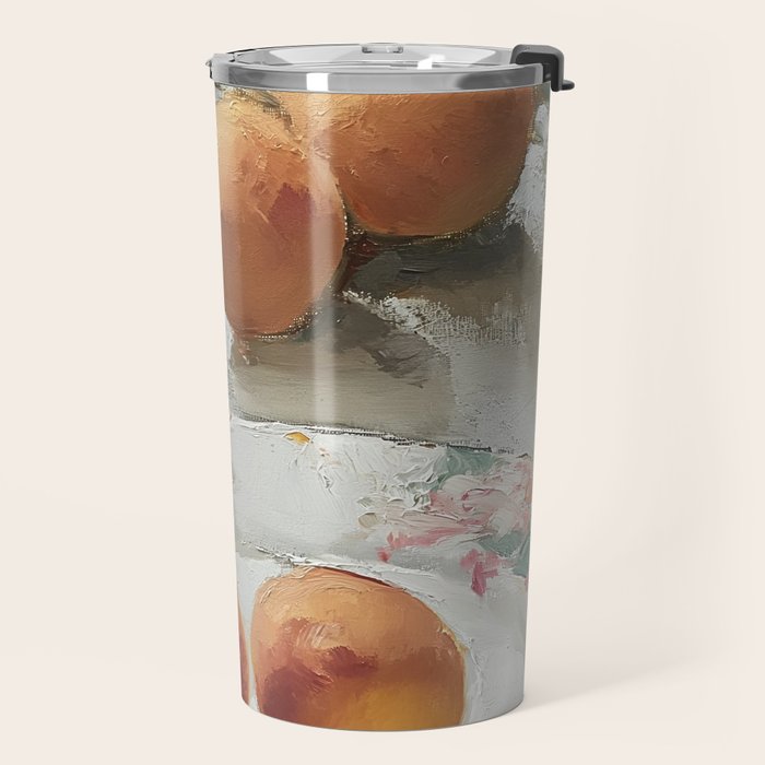 Vintage Peaches Travel Mug Gallery Image 2