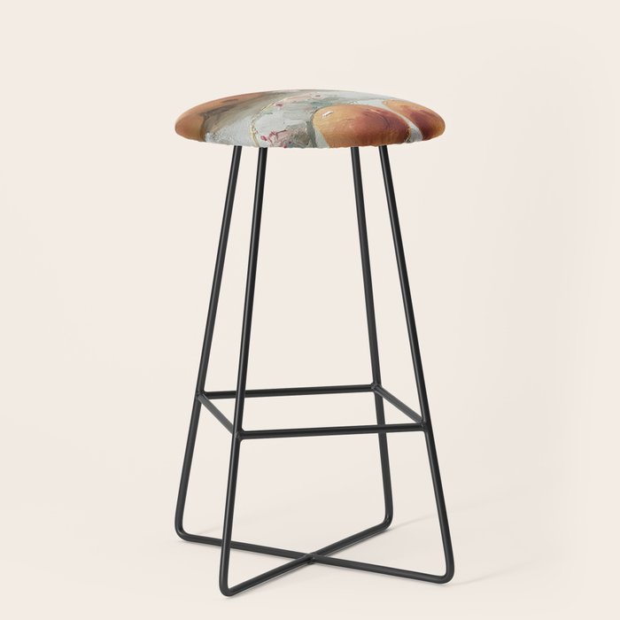 Vintage Peaches Stool Gallery Image 1