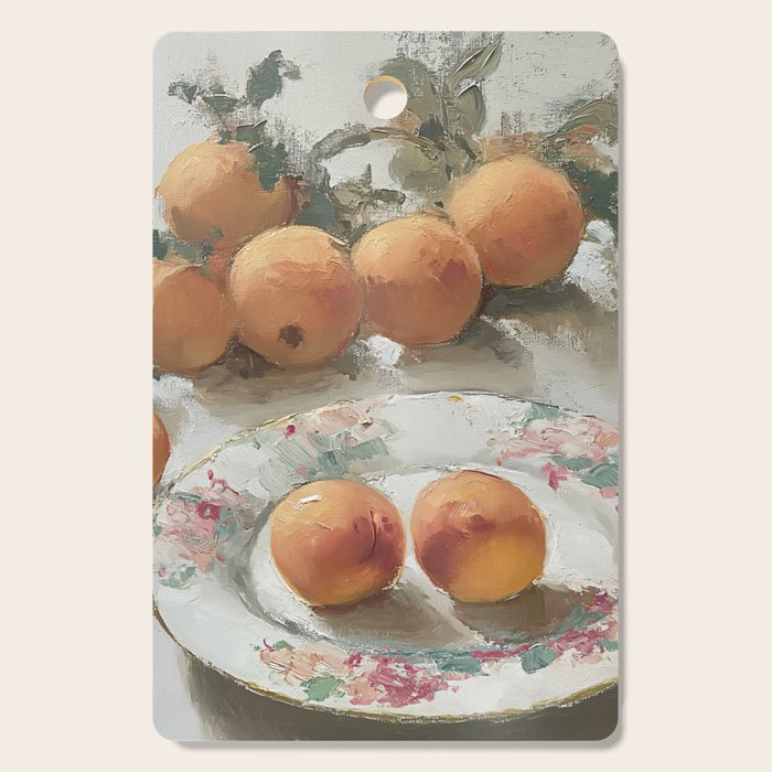Vintage Peaches Cutting Board Gallery Image 1
