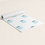 Retro coffee cup cartoon pattern Yoga Mat Gallery Image 2