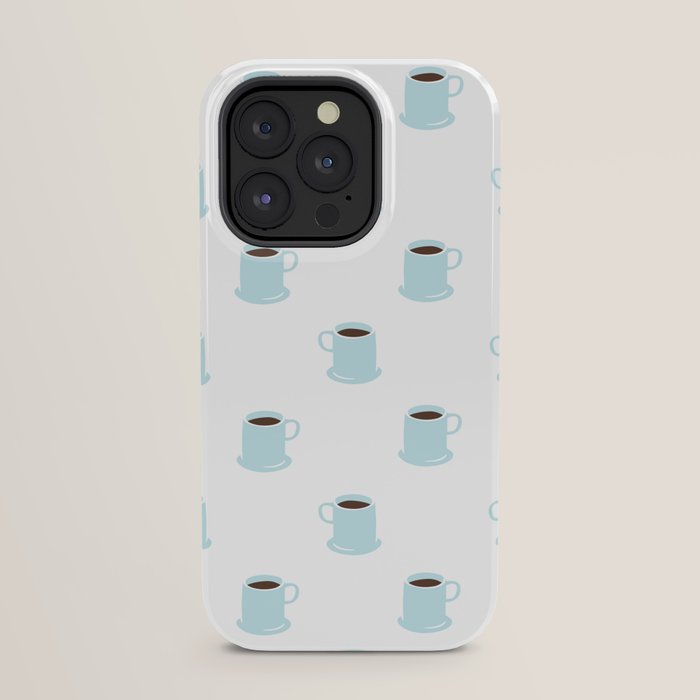 Retro coffee cup cartoon pattern iPhone Case Gallery Image 23