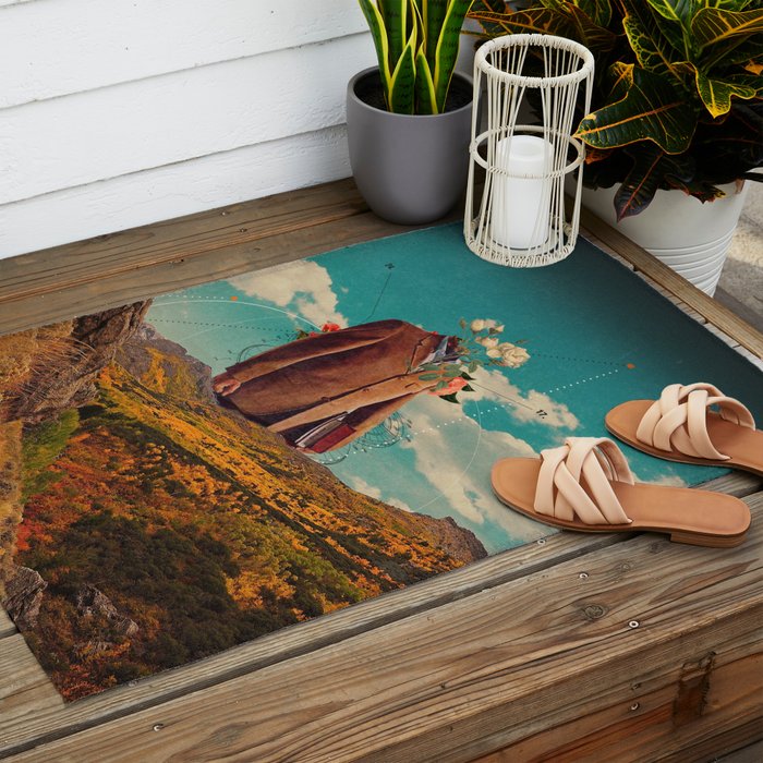 Sometimes I Think You'll Return Outdoor Rug Gallery Image 2