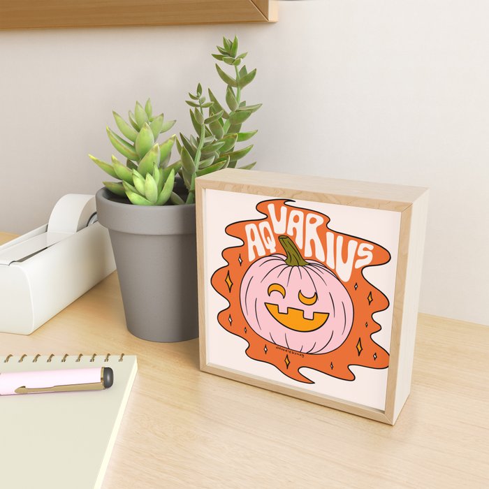 Aquarius Jack O Lantern Mini Art Print Gallery Image 2