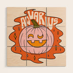 Aquarius Jack O Lantern Wood Wall Art Gallery Image 1