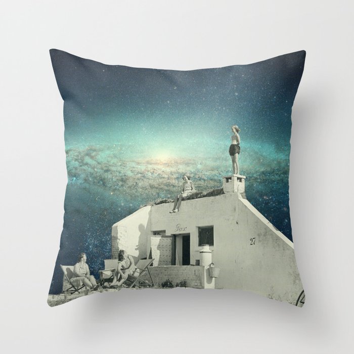 We Don't Belong Here Throw Pillow Gallery Image 1