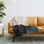 Almond Abstract XVI Throw Blanket Gallery Image 1