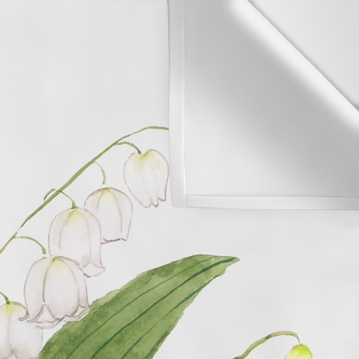 white lily of valley Wall Tapestry Gallery Image 3