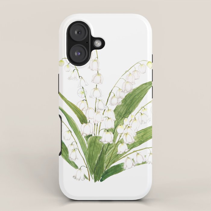 white lily of valley iPhone Case Gallery Image 1