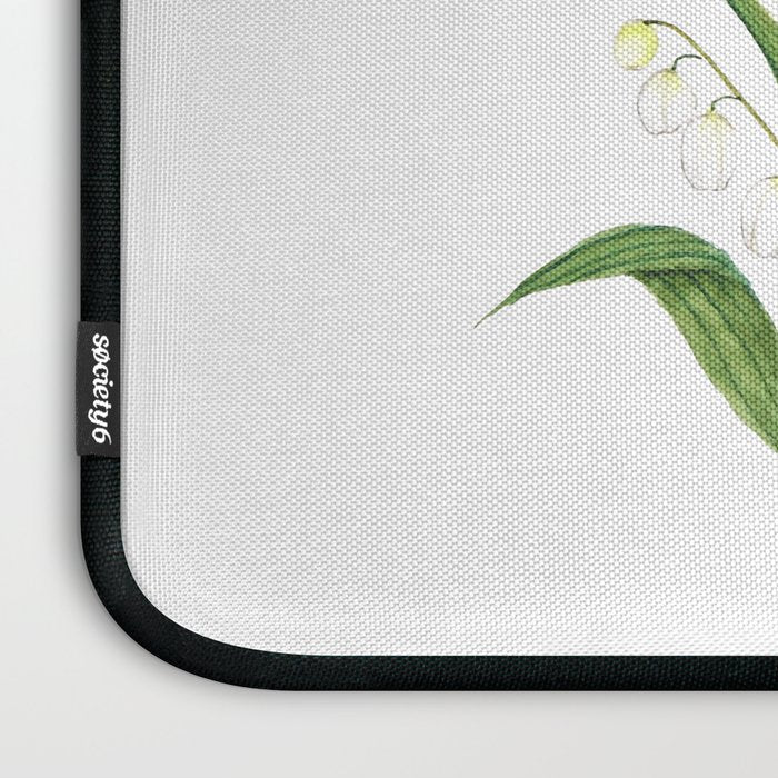 white lily of valley Laptop Sleeve Gallery Image 3