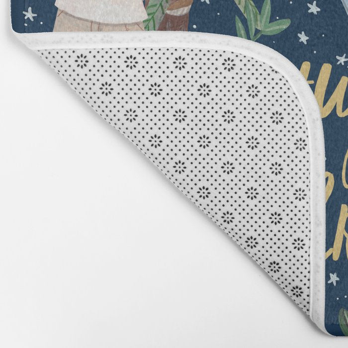 The 12 days of Christmas song illustration Bath Mat Gallery Image 2