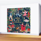 The 12 days of Christmas song illustration Wall Mural Gallery Image 2
