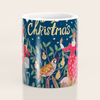 The 12 days of Christmas song illustration Coffee Mug Gallery Image 4