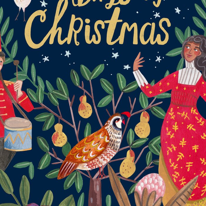 The 12 days of Christmas song illustration Coffee Mug Gallery Image 2