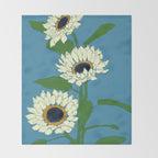 Sunflower Blue Sami Throw Blanket Gallery Image 2