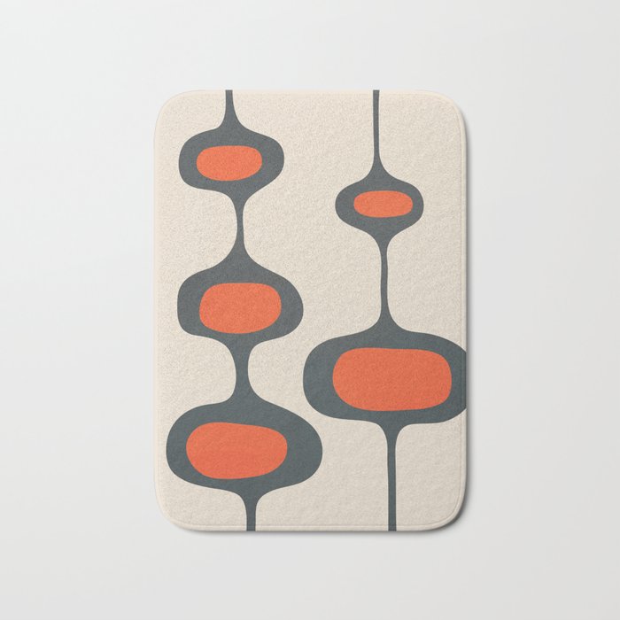 Mid-Century Modern Abstract Art 28 Bath Mat Gallery Image 1