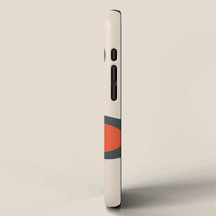 Mid-Century Modern Abstract Art 28 iPhone Case Gallery Image 2