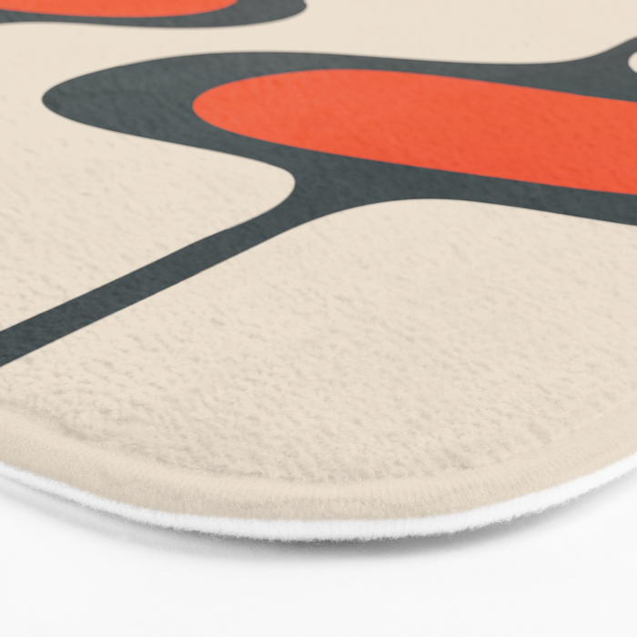 Mid-Century Modern Abstract Art 28 Bath Mat Gallery Image 3