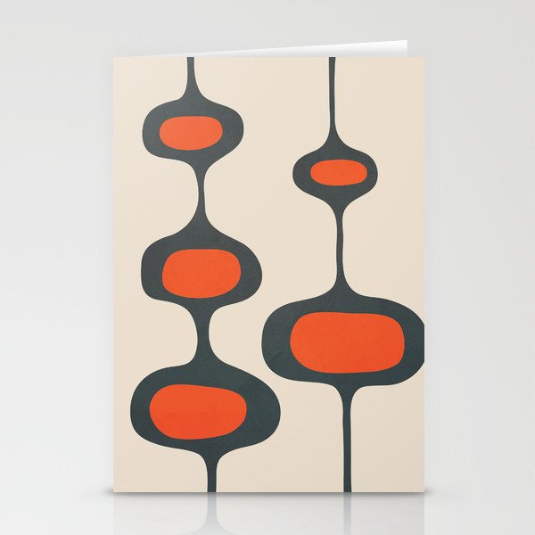 Mid-Century Modern Abstract Art 28 Stationery Card Gallery Image 2