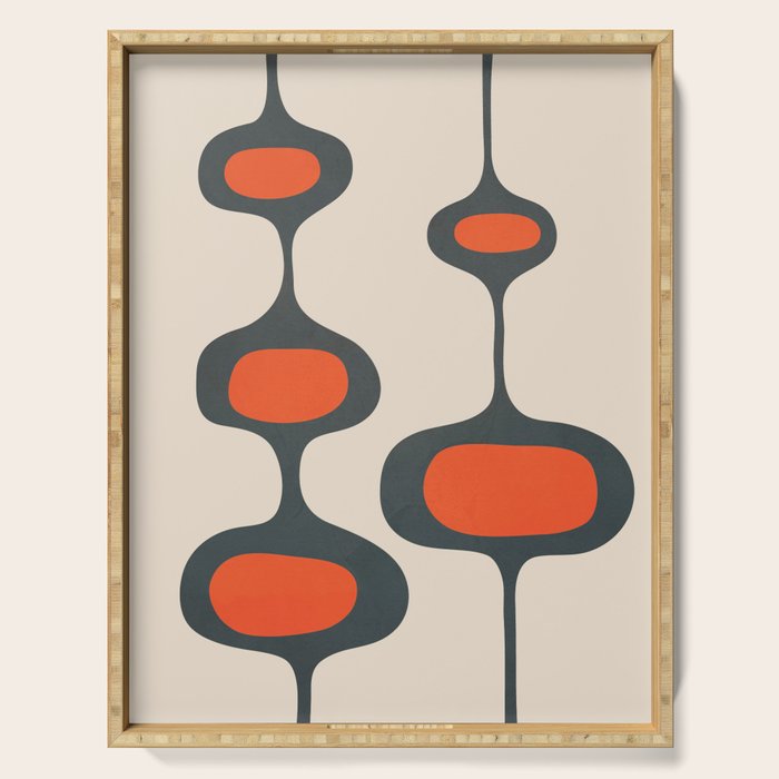 Mid-Century Modern Abstract Art 28 Serving Tray Gallery Image 1