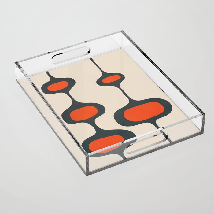 Mid-Century Modern Abstract Art 28 Acrylic Tray Gallery Image 1