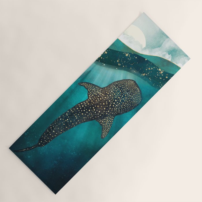 Metallic Whale Shark Yoga Mat Gallery Image 1