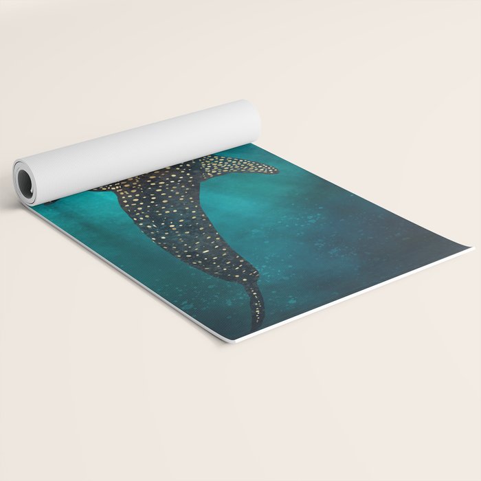 Metallic Whale Shark Yoga Mat Gallery Image 2