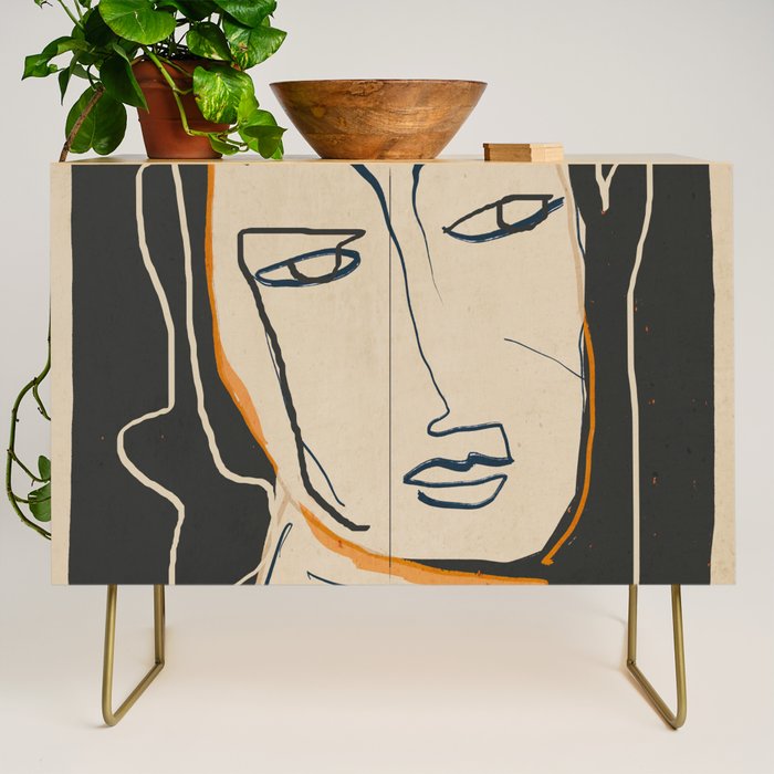 Abstract Face 63 Credenza Gallery Image 1