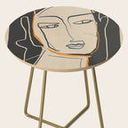 Abstract Face 63 Side Table Gallery Image 2