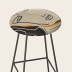 Abstract Face 63 Stool Gallery Image 2