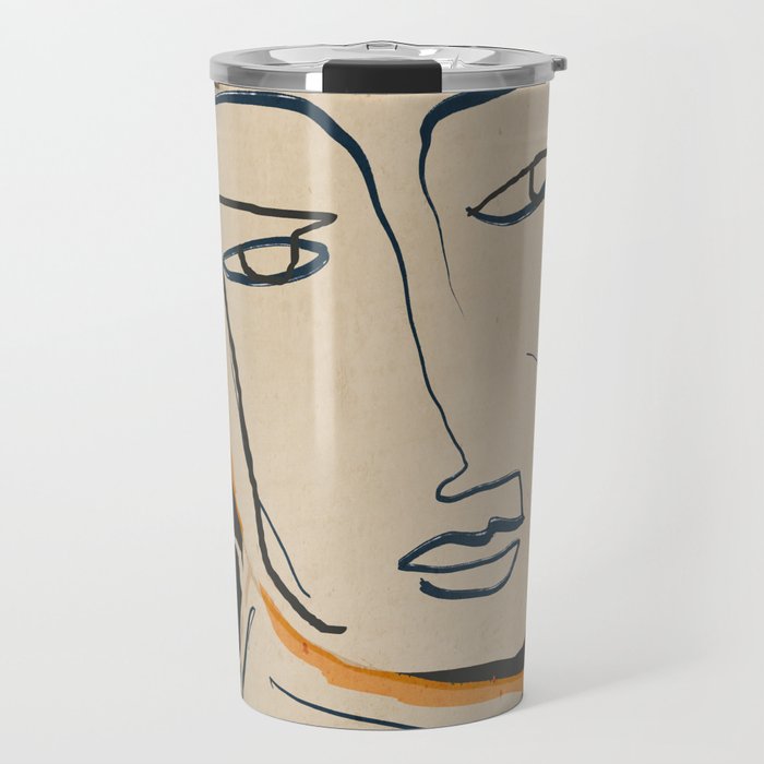 Abstract Face 63 Travel Mug Gallery Image 1
